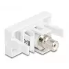 DeLOCK Keystone-module 90858 plat wit cinch-aansluiting 1