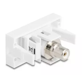 DeLOCK Keystone-module 90858 plat wit cinch-aansluiting 1