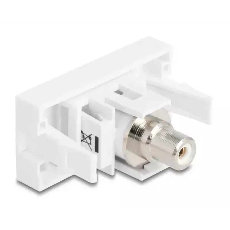 DeLOCK Keystone-module 90858 plat wit cinch-aansluiting 1