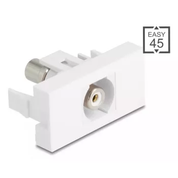 DeLOCK Keystone-module 90858 plat wit cinch-aansluiting 1