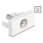 DeLOCK Keystone-module 90858 plat wit cinch-aansluiting 1