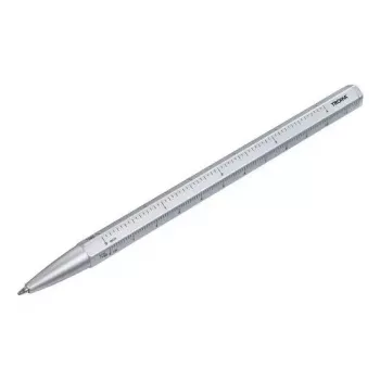 Multifunctionele balpen TROIKA CONSTRUCTION BASIC zwart zilver