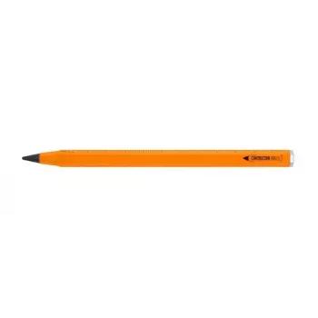 Mechanisch potlood TROIKA CONSTRUCTION ENDLESS HB oranje aluminium