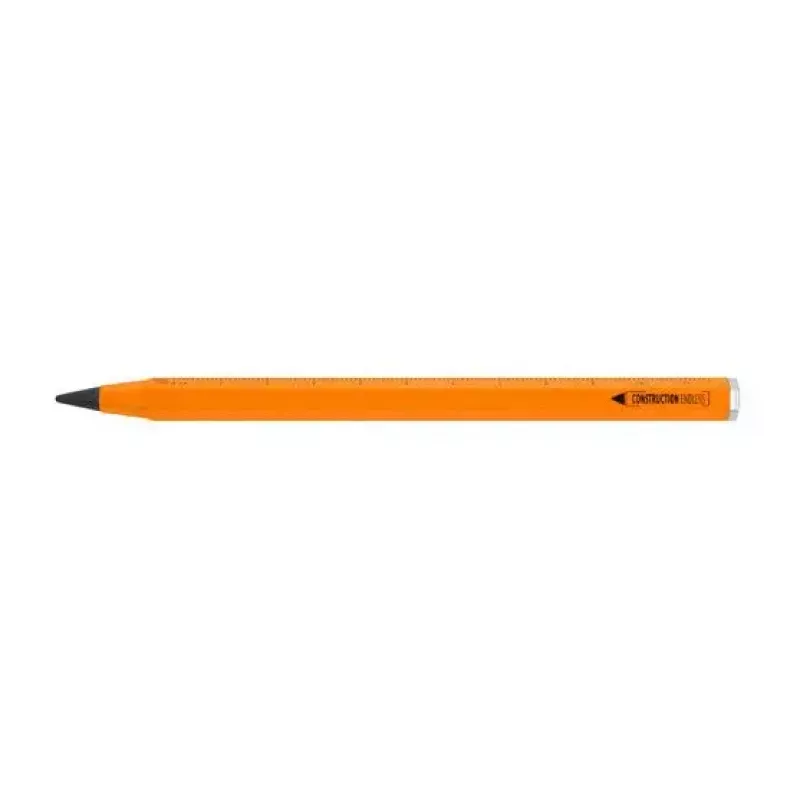 Mechanisch potlood TROIKA CONSTRUCTION ENDLESS HB oranje aluminium