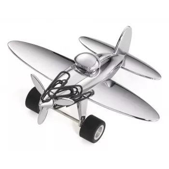 TROIKA Stop-Over GAM12/CH paperclipdispenser, zilver