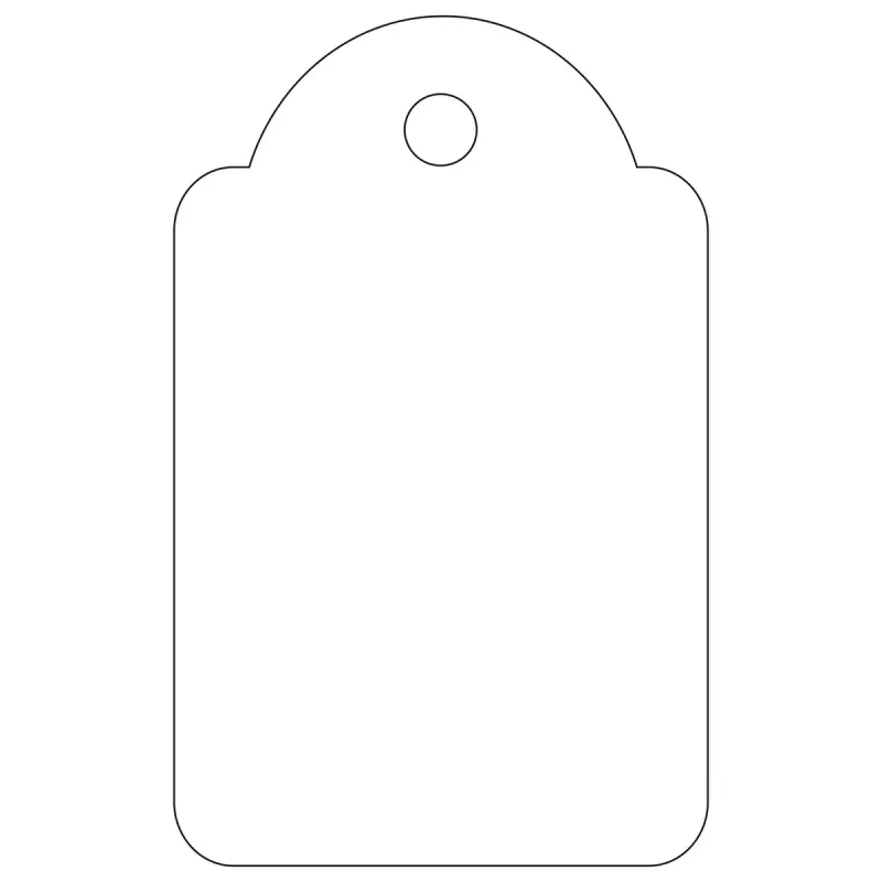 Etiketten APLI 00390 500 stuks wit rechthoek 2,2x3,5 cm