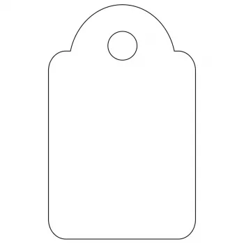 APLI 07009 niet-klevende etiketten 200 stuks wit rechthoek 1,5x2,4 cm