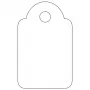 APLI 07009 niet-klevende etiketten 200 stuks wit rechthoek 1,5x2,4 cm