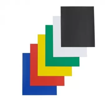 Nobo magneetvierkanten 150x150mm gesorteerde kleuren (6), zwart, blauw, groen, rood, wit, geel, 150 mm, 150 mm, 192 x 7 x 192 mm, 300 g, 6 st.