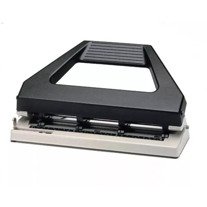 Rexel 420 Variabel 08909 meervoudige perforator met variabele perforatie, 30 vel, metaal, zwart/grijs