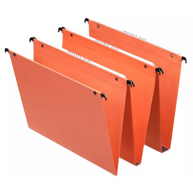 Hangmap Esselte Orgarex Dual verticaal A4 oranje