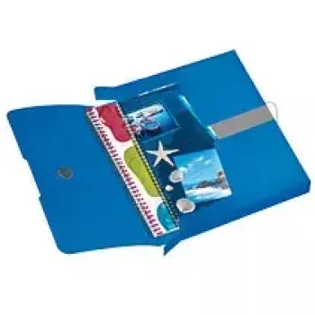 Map polypropyleen (PP) Herlitz 11206125 blauw A4