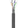 Netwerkkabel Goobay CAT 5e SF/UTP grijs 305 m