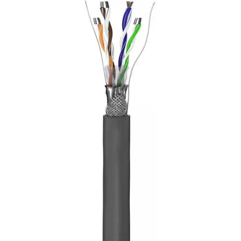 Netwerkkabel Goobay CAT 5e SF/UTP grijs 305 m