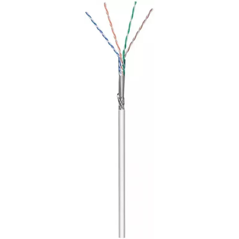 Netwerkkabel Goobay CAT 5e SF/UTP grijs 305 m