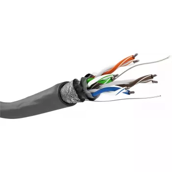 Netwerkkabel Goobay CAT 5e SF/UTP grijs 305 m