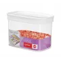 EMSA Optima 513557 voorraadbus voor levensmiddelen, 1 L, transparant/wit
