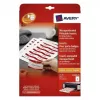 Avery L7418-25 naametiketten, wit, 86 x 55 mm, 200 etiketten (25 vellen)