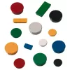 Franken HM38 01 rood 10 stuks koelkastmagneet