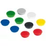 Koelkastmagneet Franken HM38 99 gemengde kleuren 10 stuks