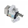 Keystone-module Tecline 272850 plat zwart RJ-45