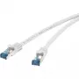 Netwerkkabel Renkforce RF-4145295 15m Cat6a S/FTP grijs