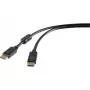 DisplayPort-kabel Renkforce RF-4212201 1,8 m zwart