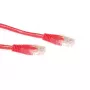 ACT rood 15 meter U/UTP CAT6A-patchkabel met RJ45-stekkers