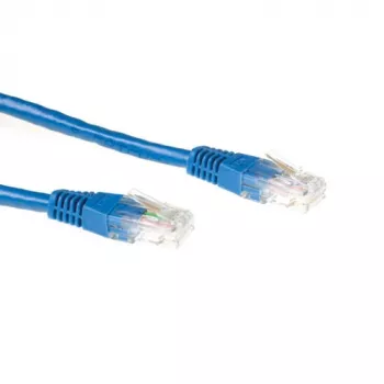 ACT blauw 1,5 meter U/UTP CAT6A-patchkabel met RJ45-stekkers