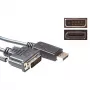 Conversiekabel DisplayPort stekker naar DVI stekker 1,00 m ACT AK3993