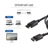 ACT 0,5 meter DisplayPort-kabel stekker – stekker, stroompin 20 verbonden