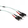 ACT 10 meter Multimode 50/125 OM3 duplex robuuste glasvezelkabel met SC-stekkers