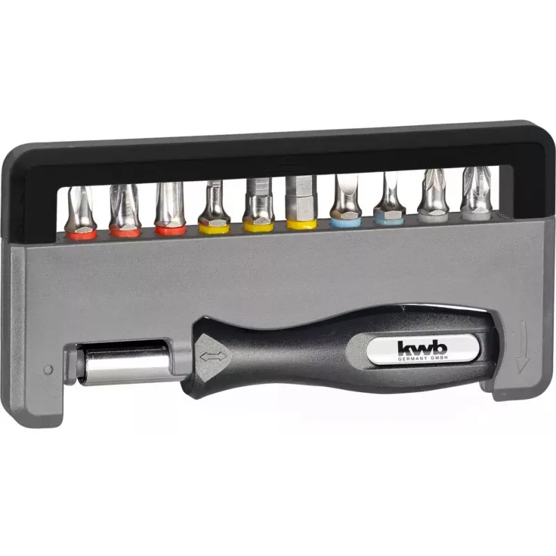 Schroefbitset KWB Industrial Steel Standard Handy Bit Box