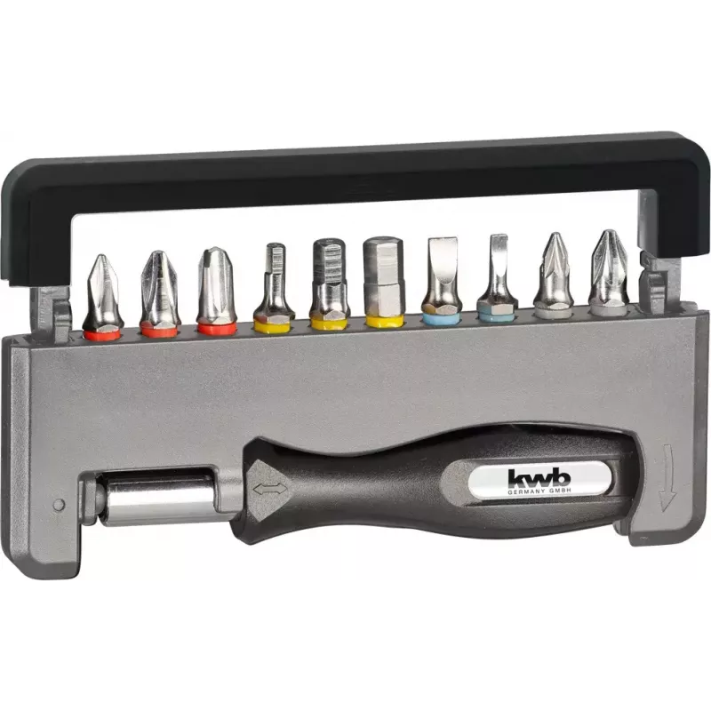 Schroefbitset KWB Industrial Steel Standard Handy Bit Box