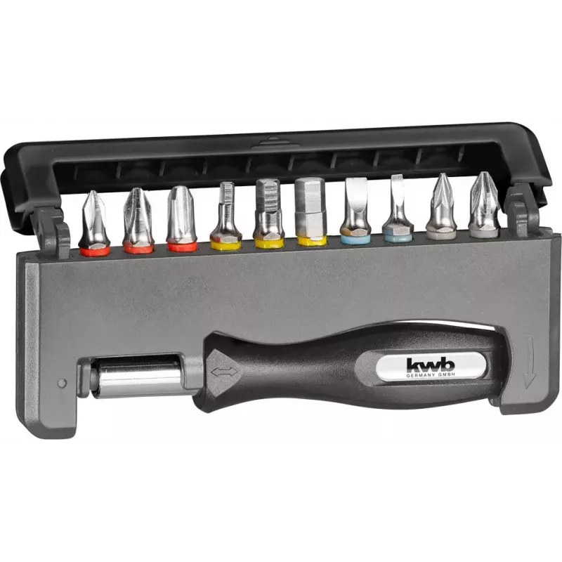Schroefbitset KWB Industrial Steel Standard Handy Bit Box