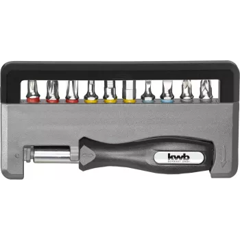 Schroefbitset KWB Industrial Steel Standard Handy Bit Box