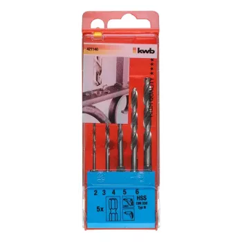 Spiraalboorset KWB 421140 5 stuks