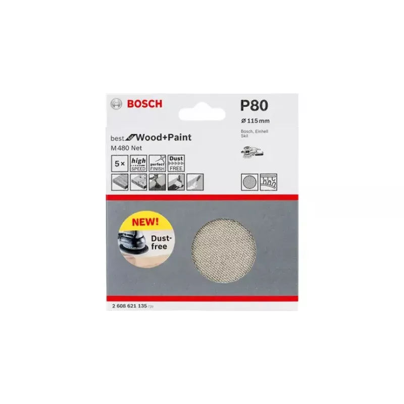 Schuurblad Bosch M480 Best for Wood and Paint 2608621144
