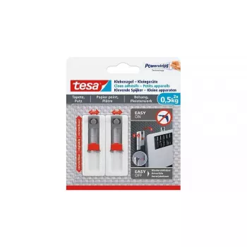 Gebruikshaak TESA 77782 Indoor rood wit 2 stuks