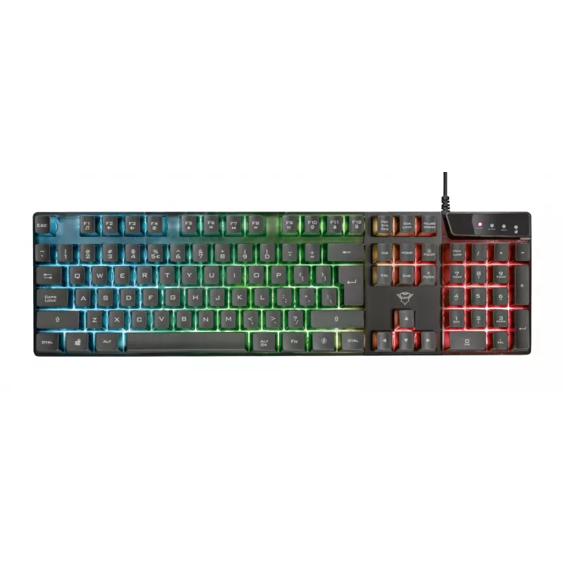 Trust GXT 835 Azor toetsenbord gaming USB Duits zwart