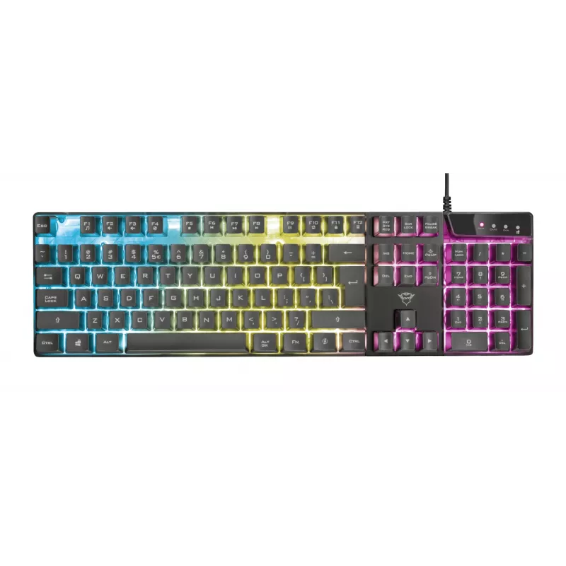 Trust GXT 835 Azor toetsenbord gaming USB Duits zwart