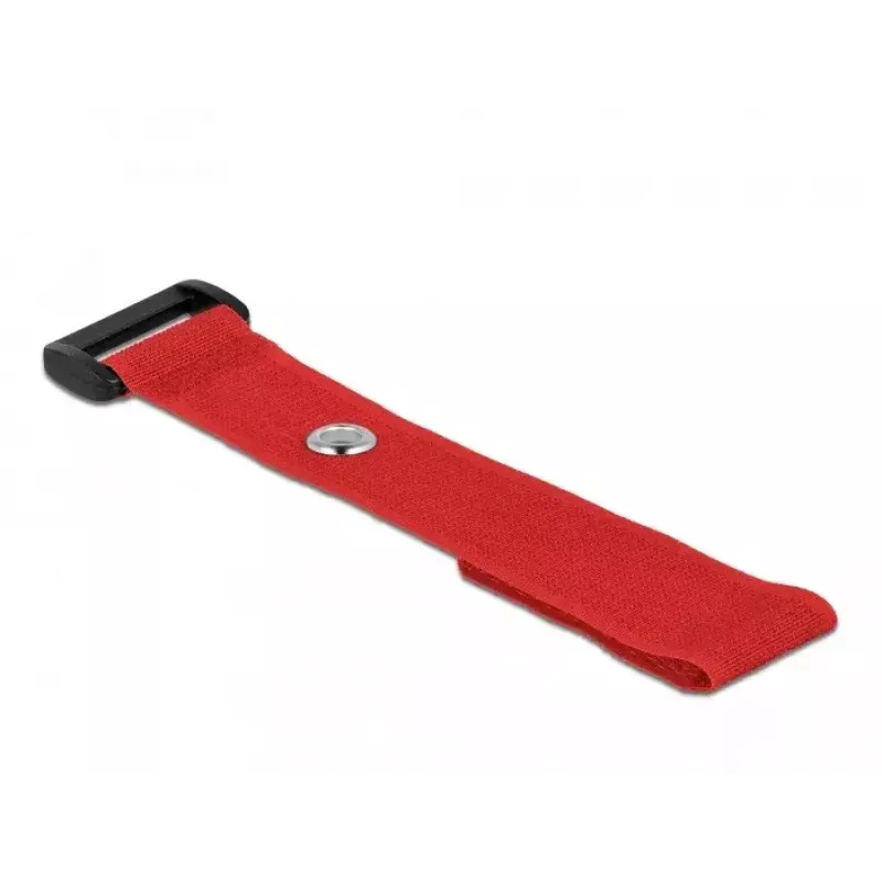 Klittenbandkabelbinder DeLOCK 19545 rood 190 mm 25 mm 5 stuks