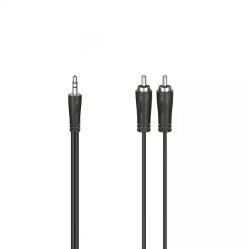 Hama 00205112 audiokabel 5 m 3,5mm 2 x RCA zwart