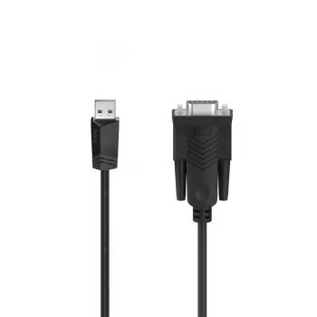 Hama 00200622 seriële kabel zwart 1,5 m Sub-D USB-A