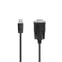 Hama 00200622 seriële kabel zwart 1,5 m Sub-D USB-A
