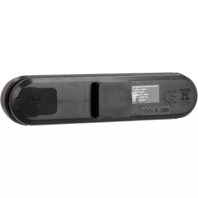Fischer 50647 LED-fietsverlichtingsset op batterijen, 80 lux voorlicht