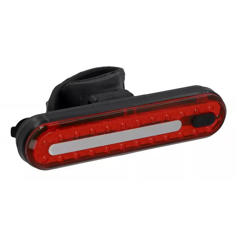 Fischer 50647 LED-fietsverlichtingsset op batterijen, 80 lux voorlicht