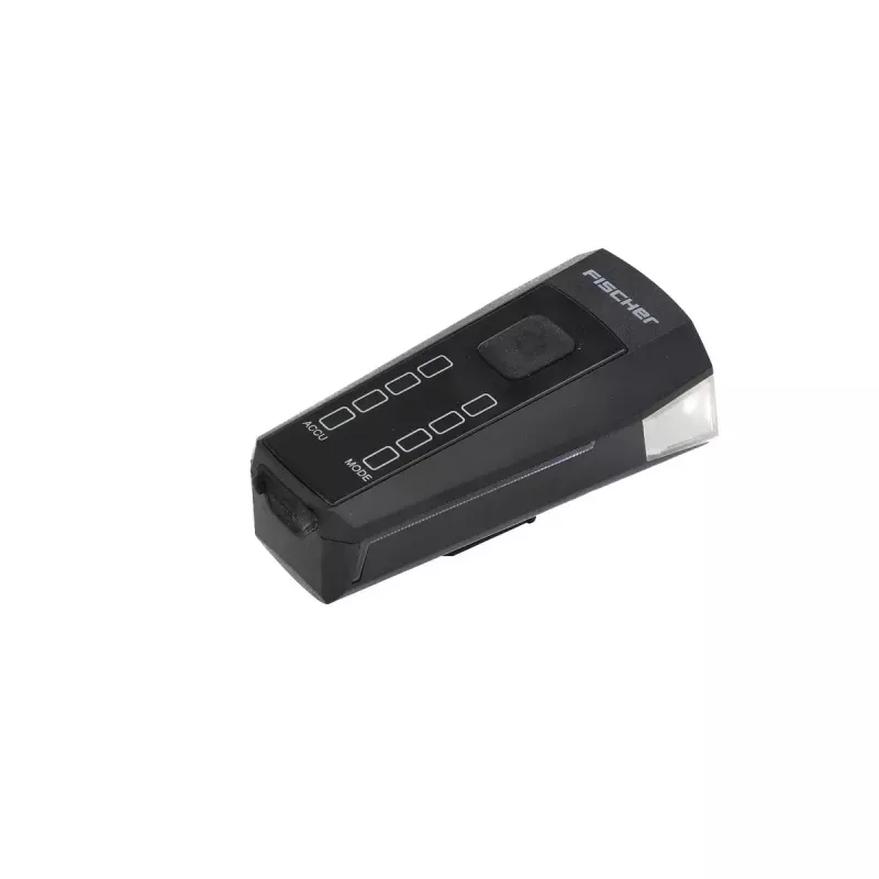 Fischer 50647 LED-fietsverlichtingsset op batterijen, 80 lux voorlicht