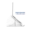ACT opvouwbare laptopstandaard aluminium, 7-voudig in hoogte verstelbaar