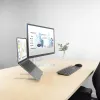 ACT opvouwbare laptopstandaard aluminium, 7-voudig in hoogte verstelbaar